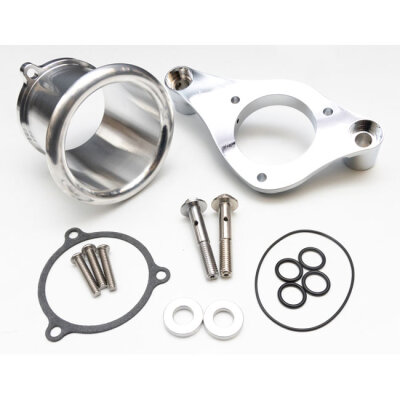 Feuling, 3" 70mm ID velocity stack. With backing plate kit