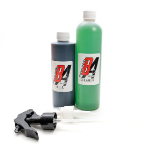 Feuling, air filter oil & cleaner Kit. Black oil