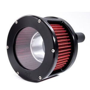 Feuling, BA Race Series Air Cleaner, Black. Clear cover