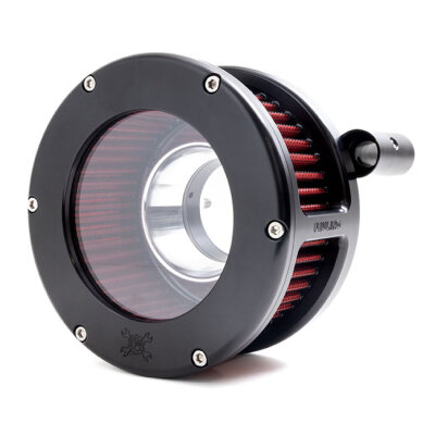 Feuling, BA air cleaner kit. Black. Clear cover