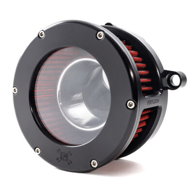 Feuling, BA air cleaner kit, Black. Clear cover