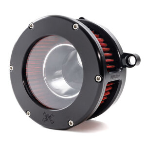 Feuling, BA air cleaner kit, Black. Clear cover