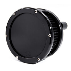 Feuling, BA air cleaner. Black. Black filter. Solid cover