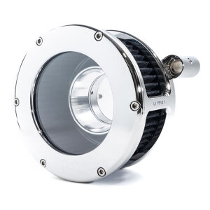 Feuling, BA air cleaner kit. Chrome. Clear cover