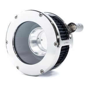 Feuling, BA air cleaner kit, Chrome. Clear cover