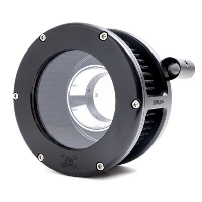 Feuling, BA air cleaner kit. Black. Clear cover