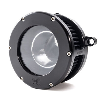 Feuling, BA air cleaner kit, Black. Clear cover