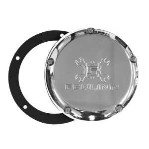 Feuling, derby cover. Gear Cross Wrench. Polished