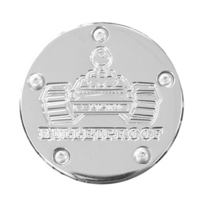 Feuling, point cover. Tank logo. Chrome