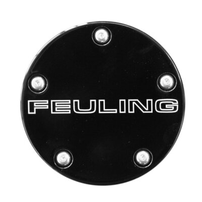Feuling, point cover. Feuling Text logo. Black CC