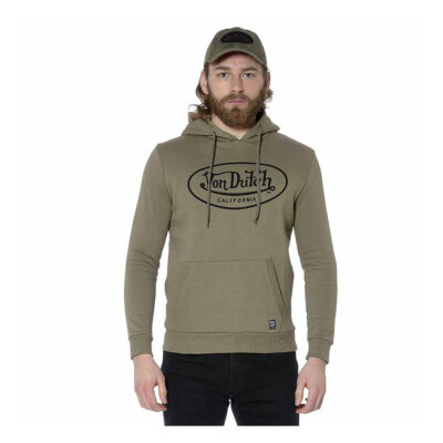 Von Dutch Logo hoodie army Size XL