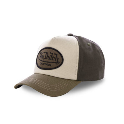 Von Dutch Permament cap 3-coloured marron 1 One size fits most