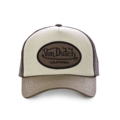 Von Dutch Permament cap 3-coloured marron 1 One size fits most