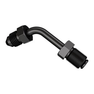 Goodridge, pipe fitting 60 degree bend. Black