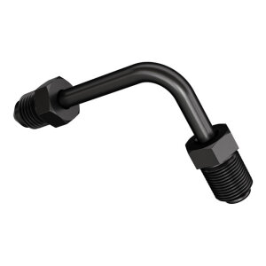 Goodridge, pipe fitting 90 degree bend. Black
