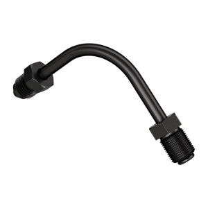 Goodridge, pipe fitting 90 degree bend. Black