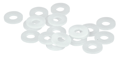 25pck Nylon Washer 1/4"x9/16"x1/16" (ES)