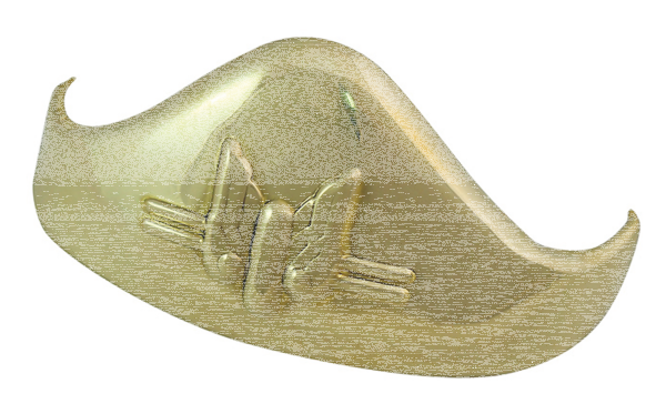 Rear Fender Tip Brass BT36-48 (GB)