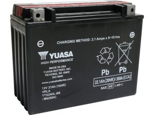 Maintenance Free High Performance YTX24HL-BS Batterie Dry...