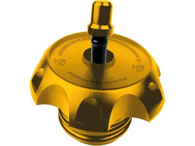 Performance Vented Gas Cap Gold Anodized