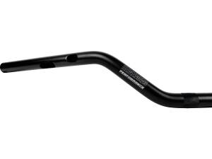 Performance Clubstyle Moto Mid Bar Aluminium Handlebar 3-Hole Black Satin 1" Throttle By Wire (Switch Housing Sensor)