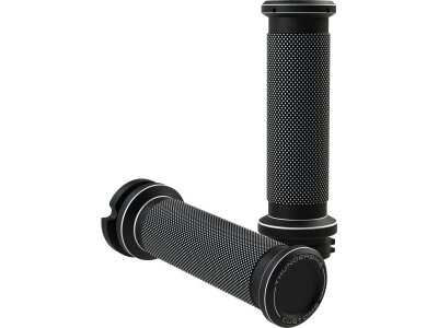 SP-S Grips SP-S Grip Toppers with Thunderbike Logo Bi-Color Satin 1" Throttle Cables