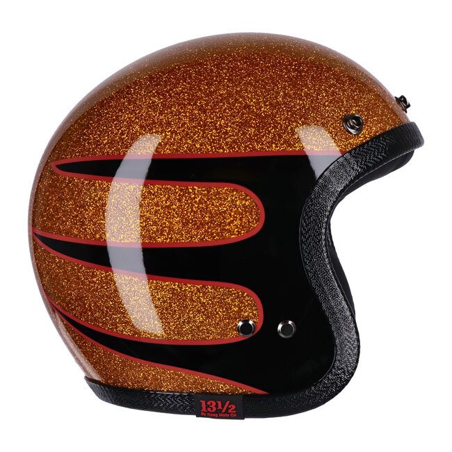 13 1/2 Skull bucket helmet Superior metal flake Size XS