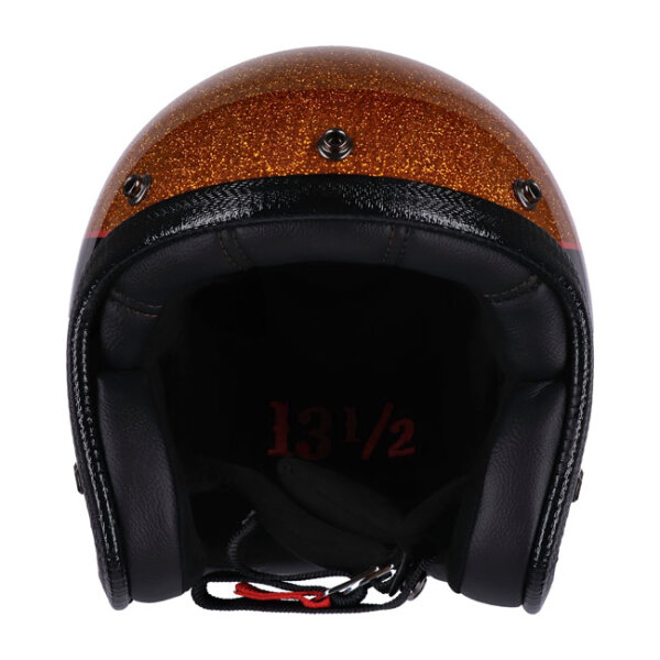 13 1/2 Skull bucket helmet Superior metal flake Size XS