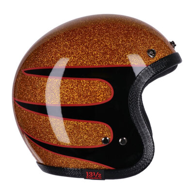 13 1/2 Skull bucket helmet Superior metal flake Size XS