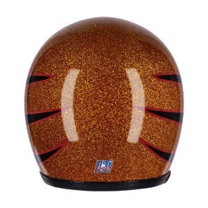 13 1/2 Skull bucket helmet Superior metal flake Size L