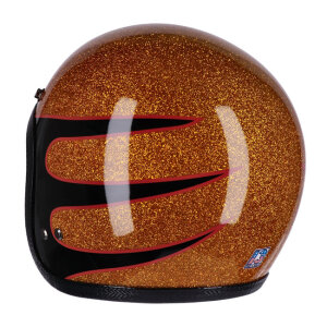 13 1/2 Skull bucket helmet Superior metal flake Size 2XL