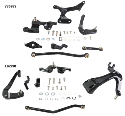 Mid Control Kit Brake Side Black ST18-Up (ES)