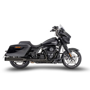 Zard, Racing Slip-Ons with Black Alu End Caps. Black Chrome