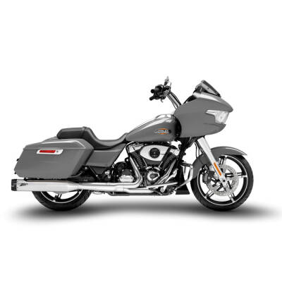 Zard, FLHTK Slip-On mufflers set. Chrome stainless