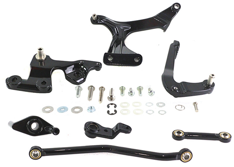 Mid Control Kit Brake Side Black ST18-Up (FR)