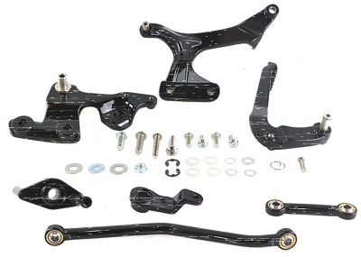 Mid Control Kit Brake Side Black ST18-Up (FR)