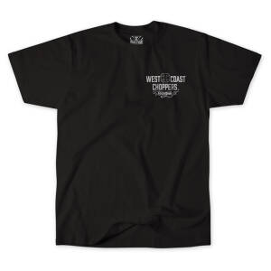 WCC Motorcycle t-shirt black/white Size S