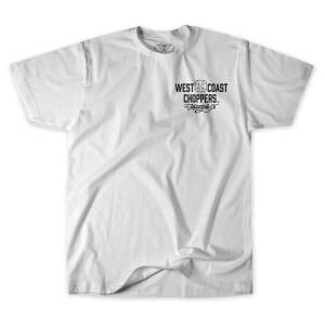 WCC Motorcycle t-shirt white/black Size M