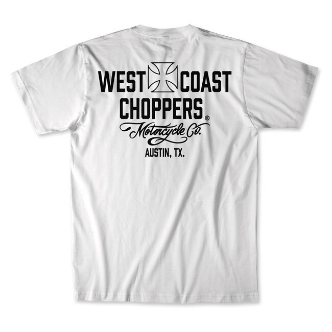 WCC Motorcycle t-shirt white/black Size L