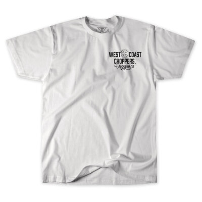 WCC Motorcycle t-shirt white/black Size L