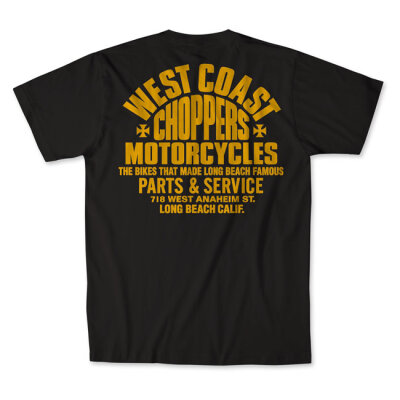WCC Parts t-shirt black/yellow Size 2XL
