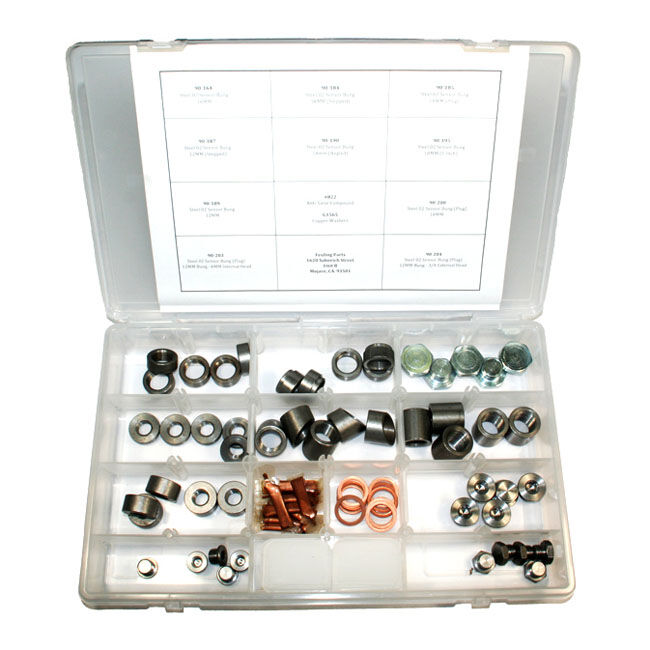 Feuling, 02 bung/plug kit. Stainless steel