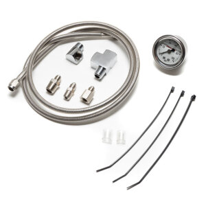 Feuling, remote oil pressure gauge kit. Stainless