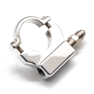 Feuling, 1" handlebar oil pressure gauge mount. Chrome