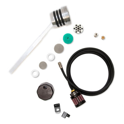 Feuling, vented dipstick. Black