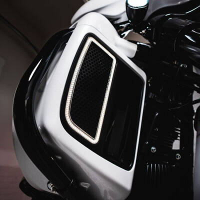 Custom Dynamics, lower fairing LED lights