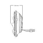 Custom Dynamics, ProBEAM  5.75" LED ECE headlamp. Black