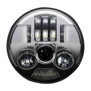 Custom Dynamics, ProBEAM  5.75" LED ECE headlamp. Chrome