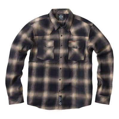 WCC Outlaw Flannel shirt olive/beige Size M