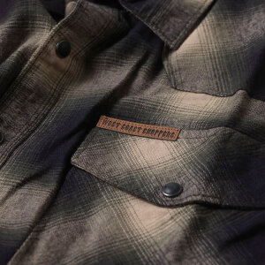 WCC Outlaw Flannel shirt olive/beige Size M